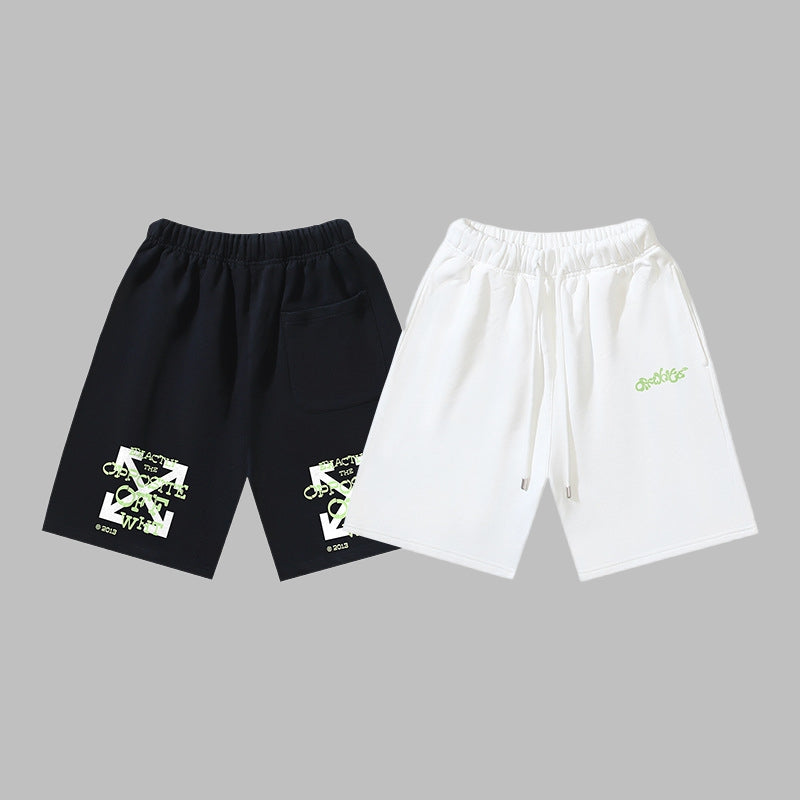 OFF‑WHITE Men's and Women's Casual Shorts