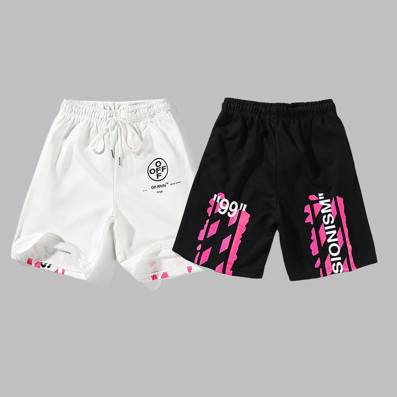 OFF‑WHITE Men's and Women's Casual Shorts