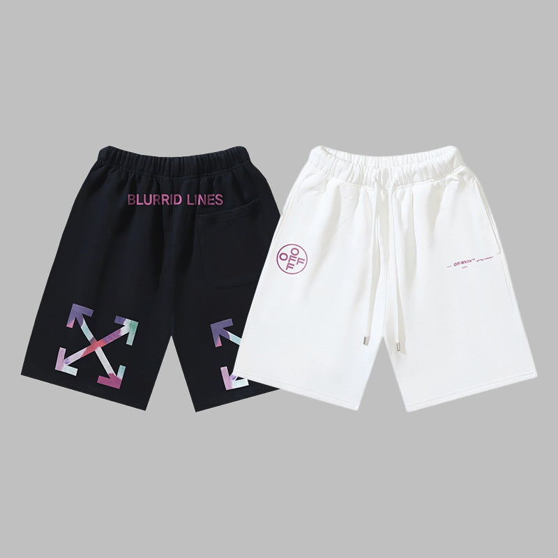 OFF‑WHITE Men's and Women's Casual Shorts