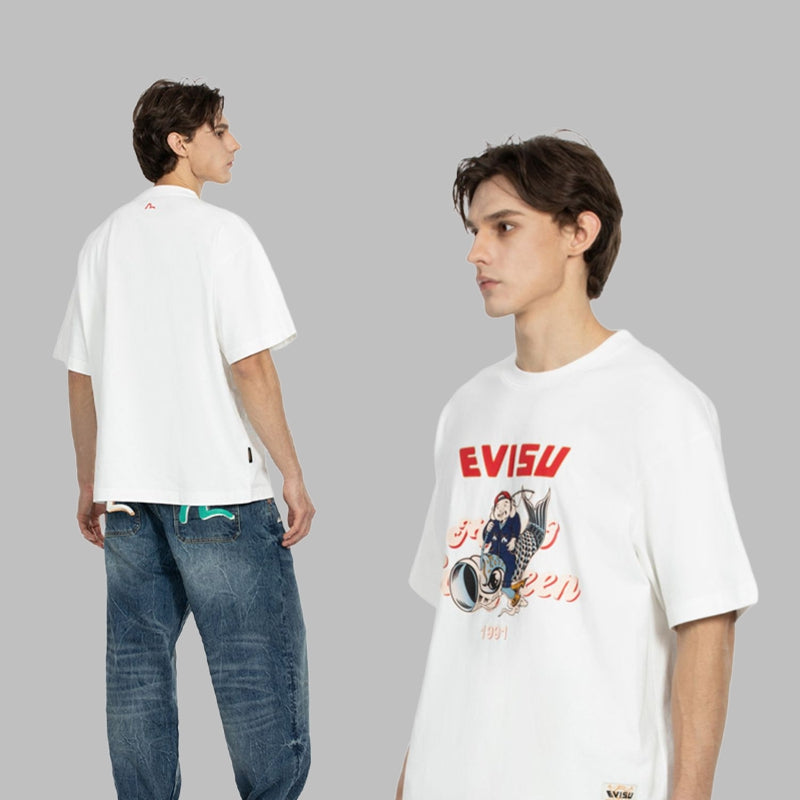 2026 Evisu Men's & Women's New T-Shirt