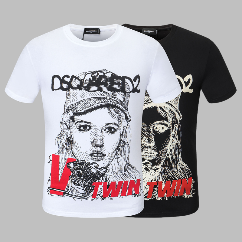 DSQ2 Fashion  Men's  Short Sleeve T-Shirt