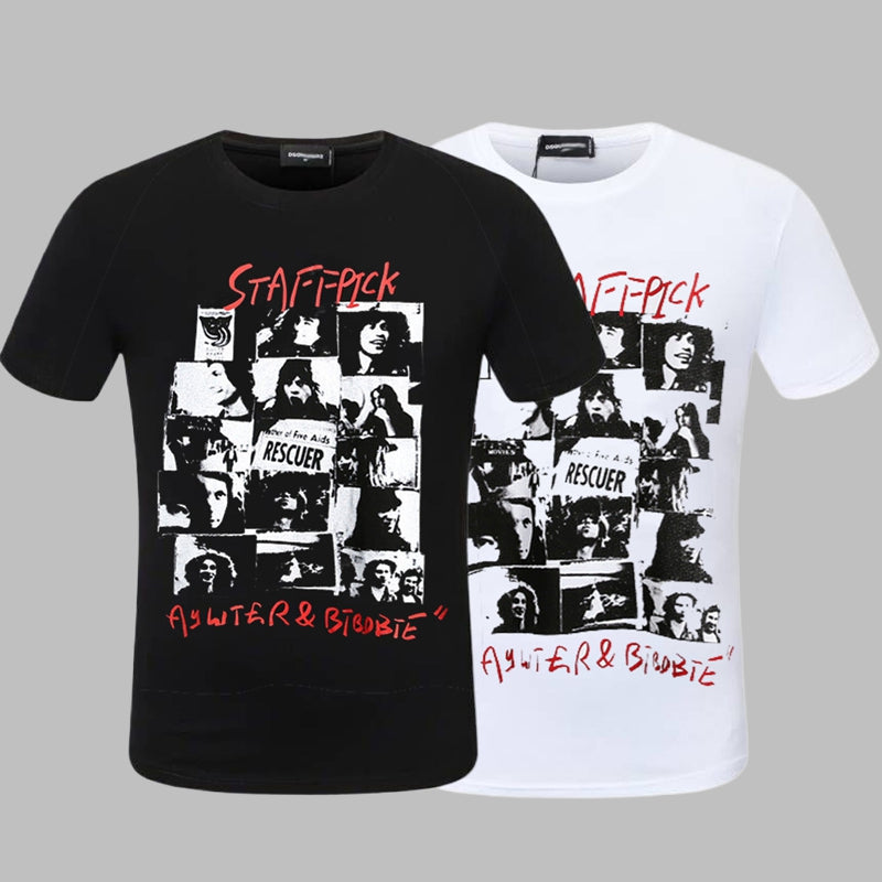 DSQ2 Fashion  Men's  Short Sleeve T-Shirt