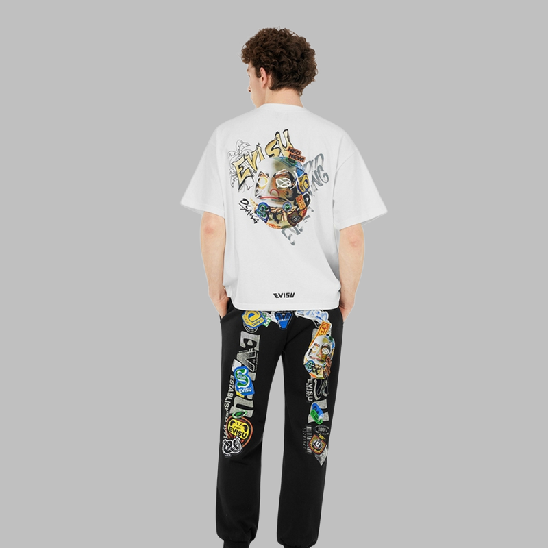 2026 Evisu Men's & Women's New T-Shirt