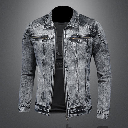 New DSQ2-2025-12 Men's Fashion Denim Jacket For Warmth