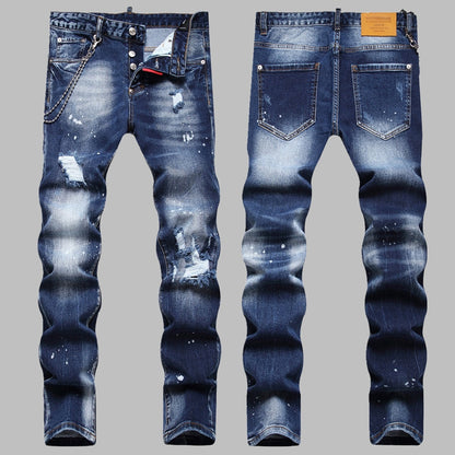 New DSQ2-2025-29 Fashion Mip-Mop Men's Jeans Trousers