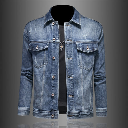 New DSQ2-2025-06 Men's Fashion Denim Jacket For Warmth