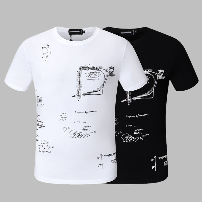 DSQ2 Fashion  Men's  Short Sleeve T-Shirt