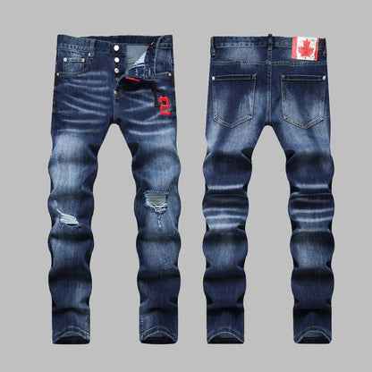 DSQ2 2026 New Men's Ink Splash Jeans