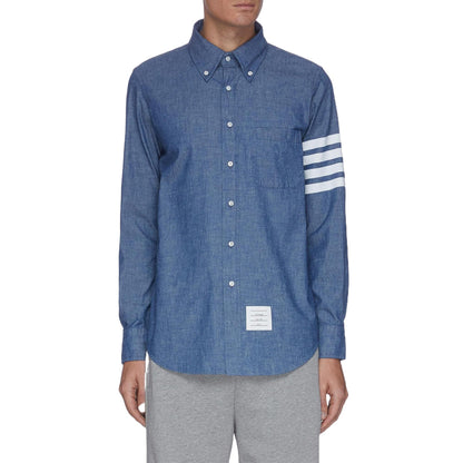 `1230-8 Men's 4 Bars Oxford shirt