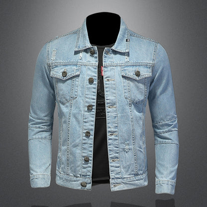 New DSQ2-2025-19 Men's Fashion Denim Jacket For Warmth