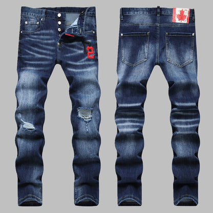 New DSQ2-2025-28 Fashion Mip-Mop Men's Jeans Trousers