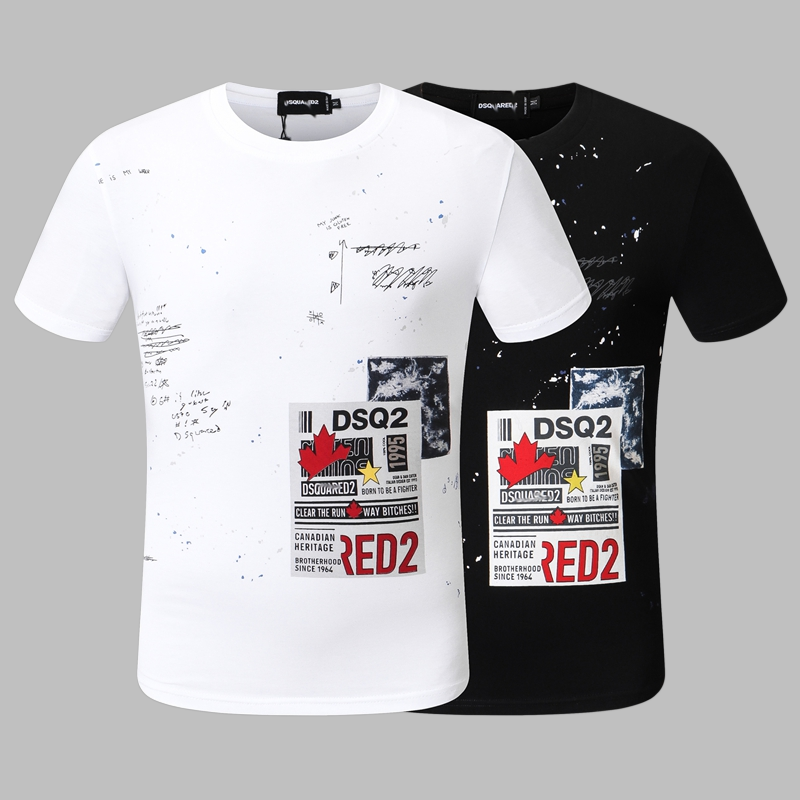 DSQ2 Fashion  Men's  Short Sleeve T-Shirt