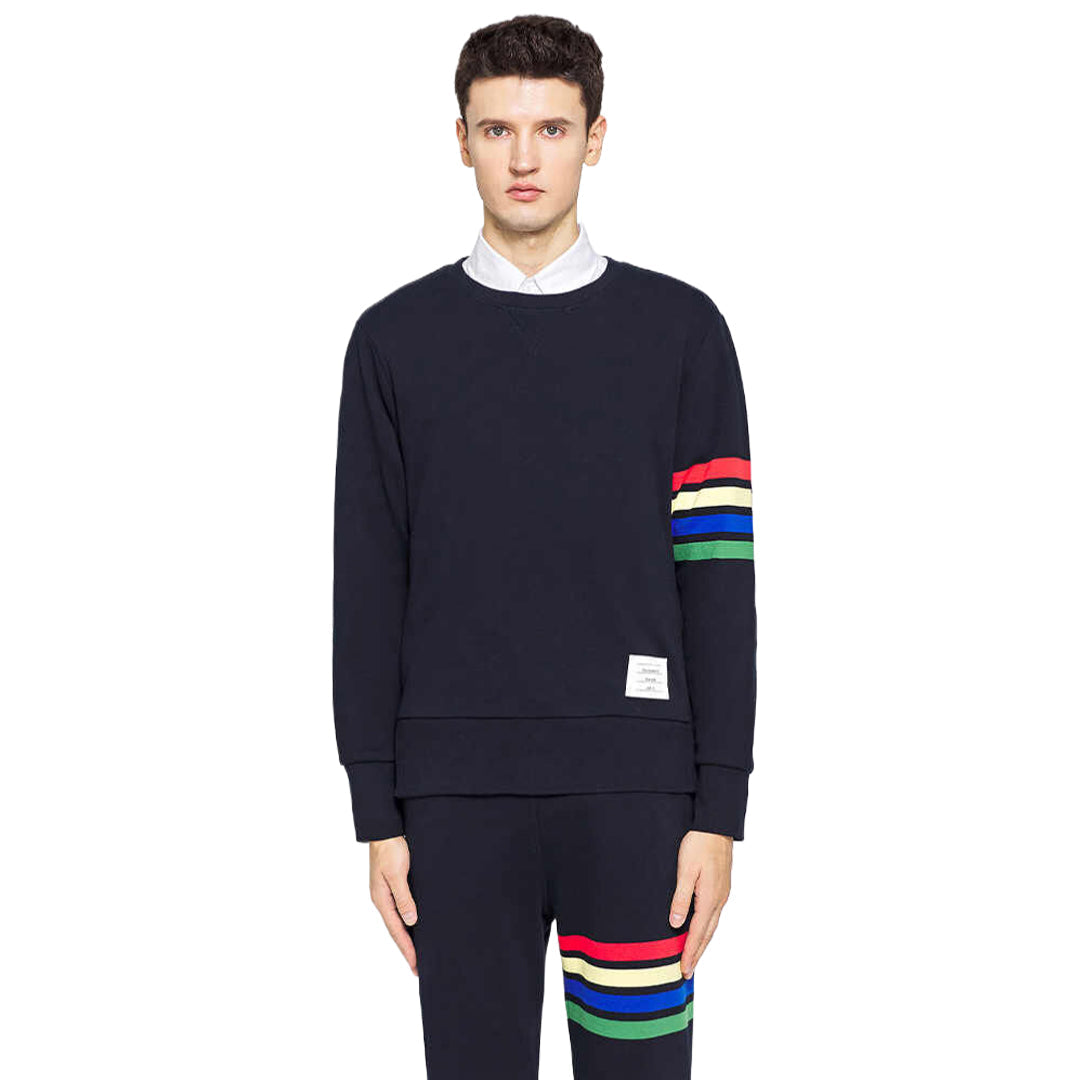 1229-29 Men' Rainbow Four poles Hoodie