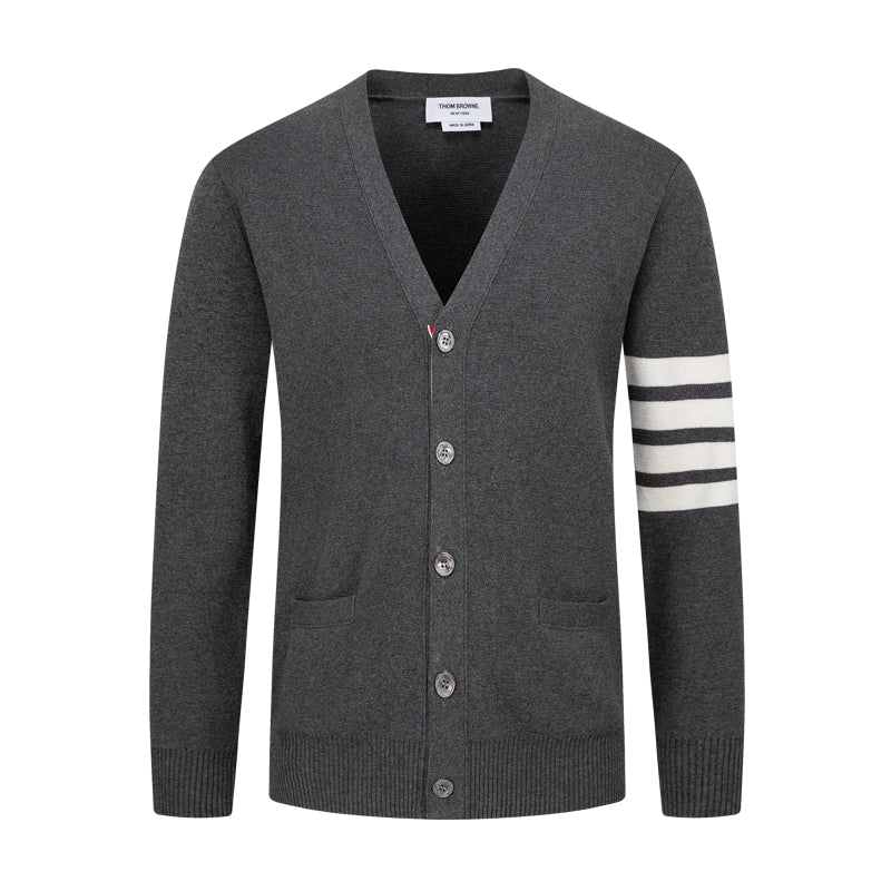 1229-38 Men's Four-bar Cardigan