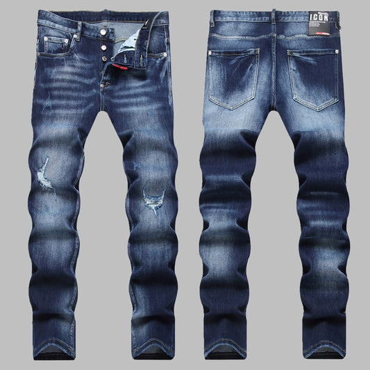 New DSQ2-2025-40 Fashion Mip-Mop Men's Jeans Trousers