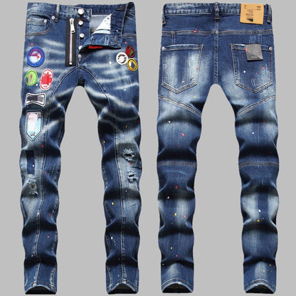 Nouveau pantalon en jean pour homme DSQ2-2025-38 Fashion Mip-Mop