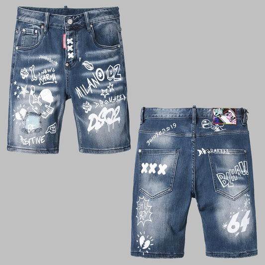 New Arrival-DSQ2-2025-11 Fashion Men's Shorts Jeans