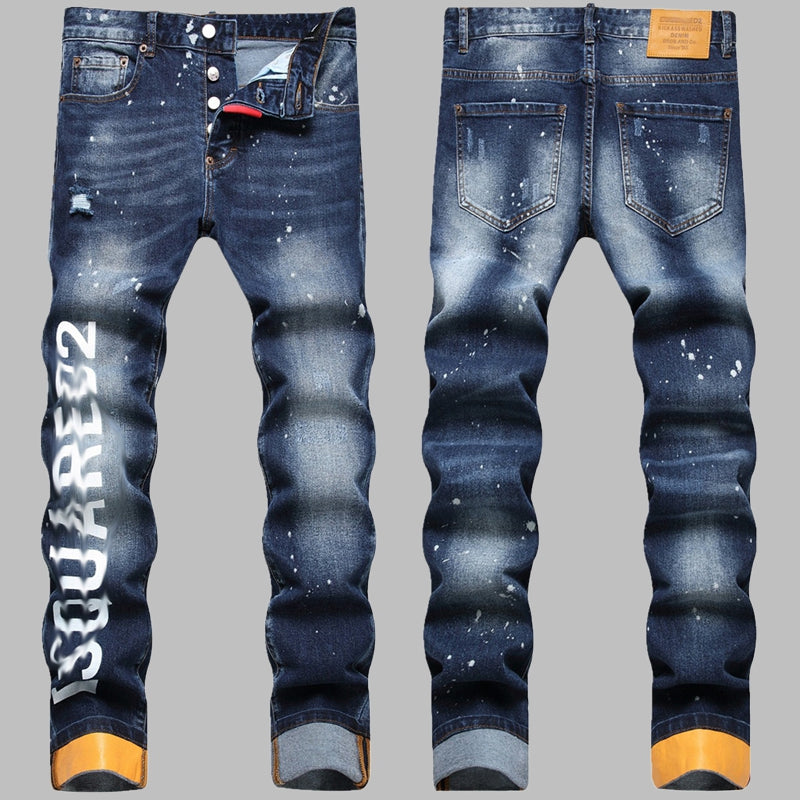 Nouveau pantalon en jean pour homme DSQ2-2025-18 Fashion Mip-Mop