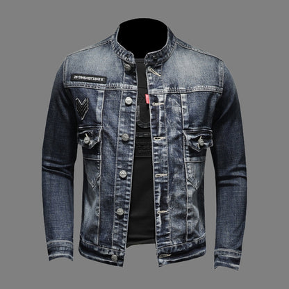 New DSQ2-2025-15 Men's Fashion Denim Jacket For Warmth