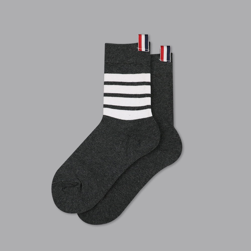 1229-27 Men's Unisex casual mid-calf socks