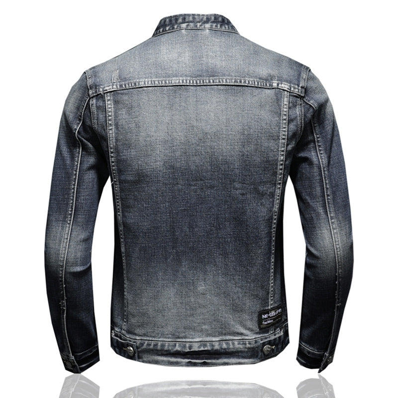 New DSQ2-2025-15 Men's Fashion Denim Jacket For Warmth