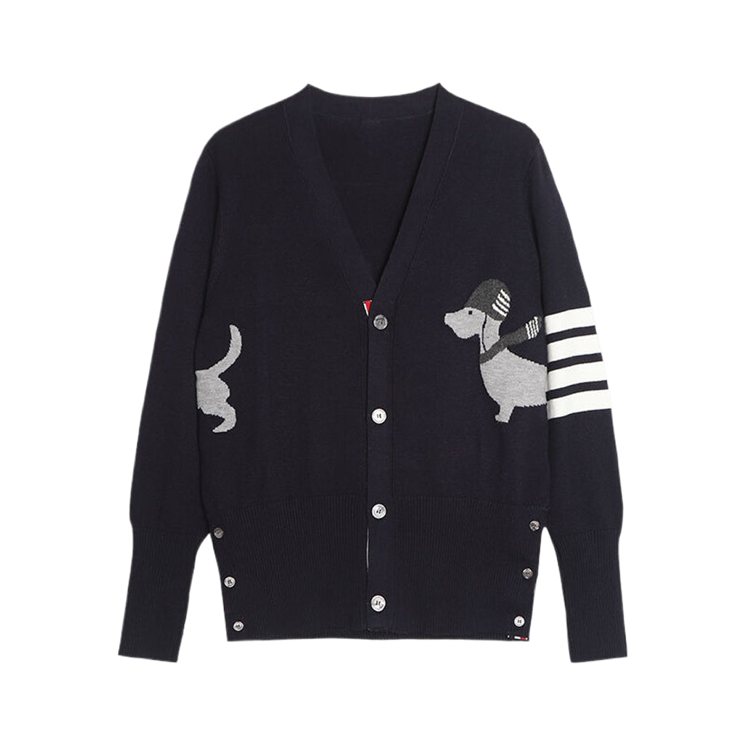 1229-5 Men's Animal Cardigans Knitwear