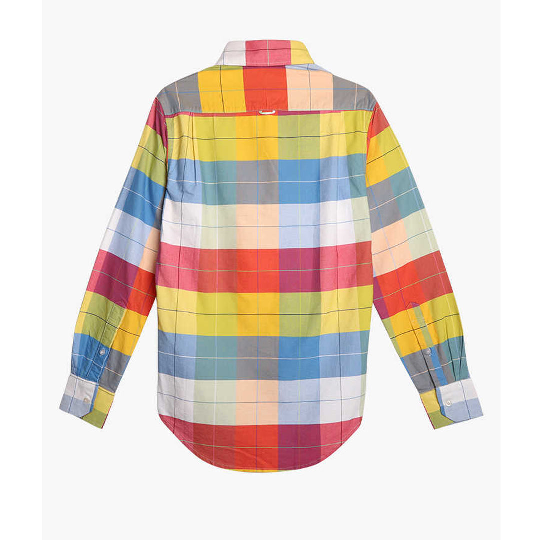 `1230-5 Men's Plaid long sleeve shirt