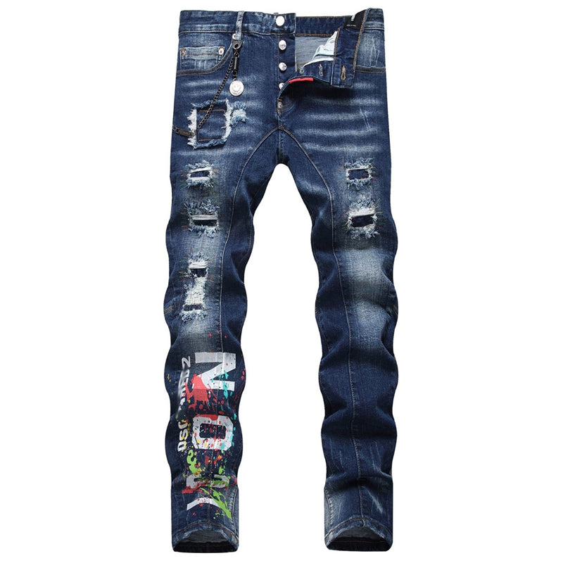 Nouveau pantalon en jean pour homme DSQ2-2025-30 Fashion Mip-Mop