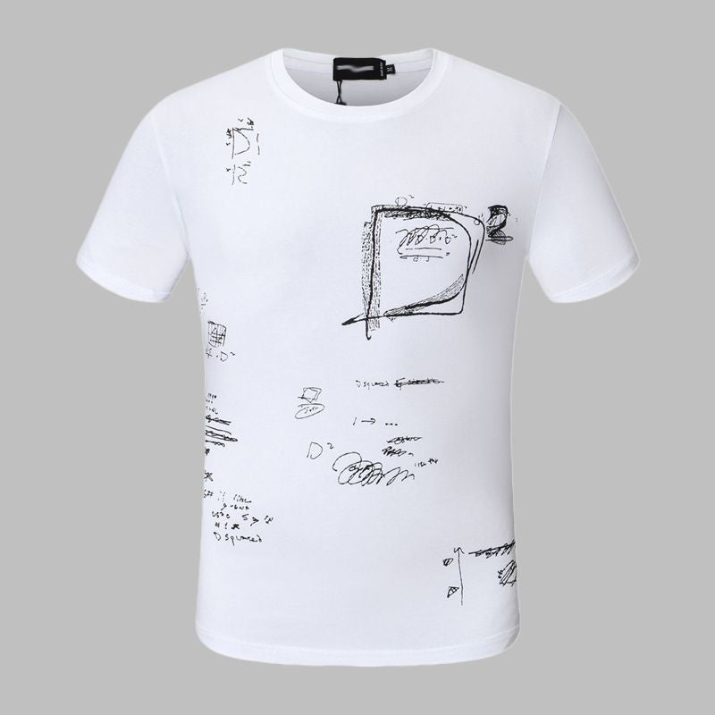 DSQ2 Fashion  Men's  Short Sleeve T-Shirt