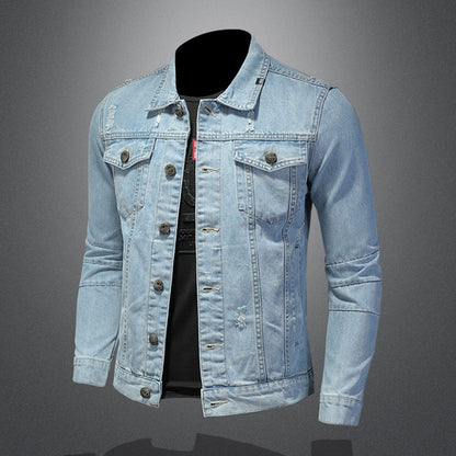 New DSQ2-2025-19 Men's Fashion Denim Jacket For Warmth