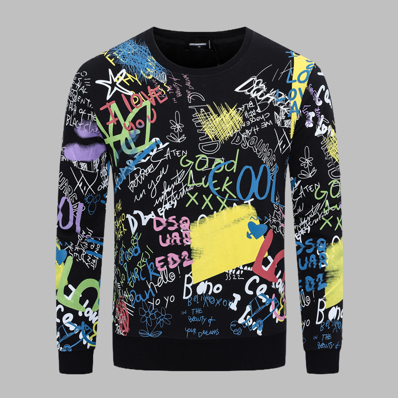 DSQ2 Fashion Men's Casual Sweatshirt