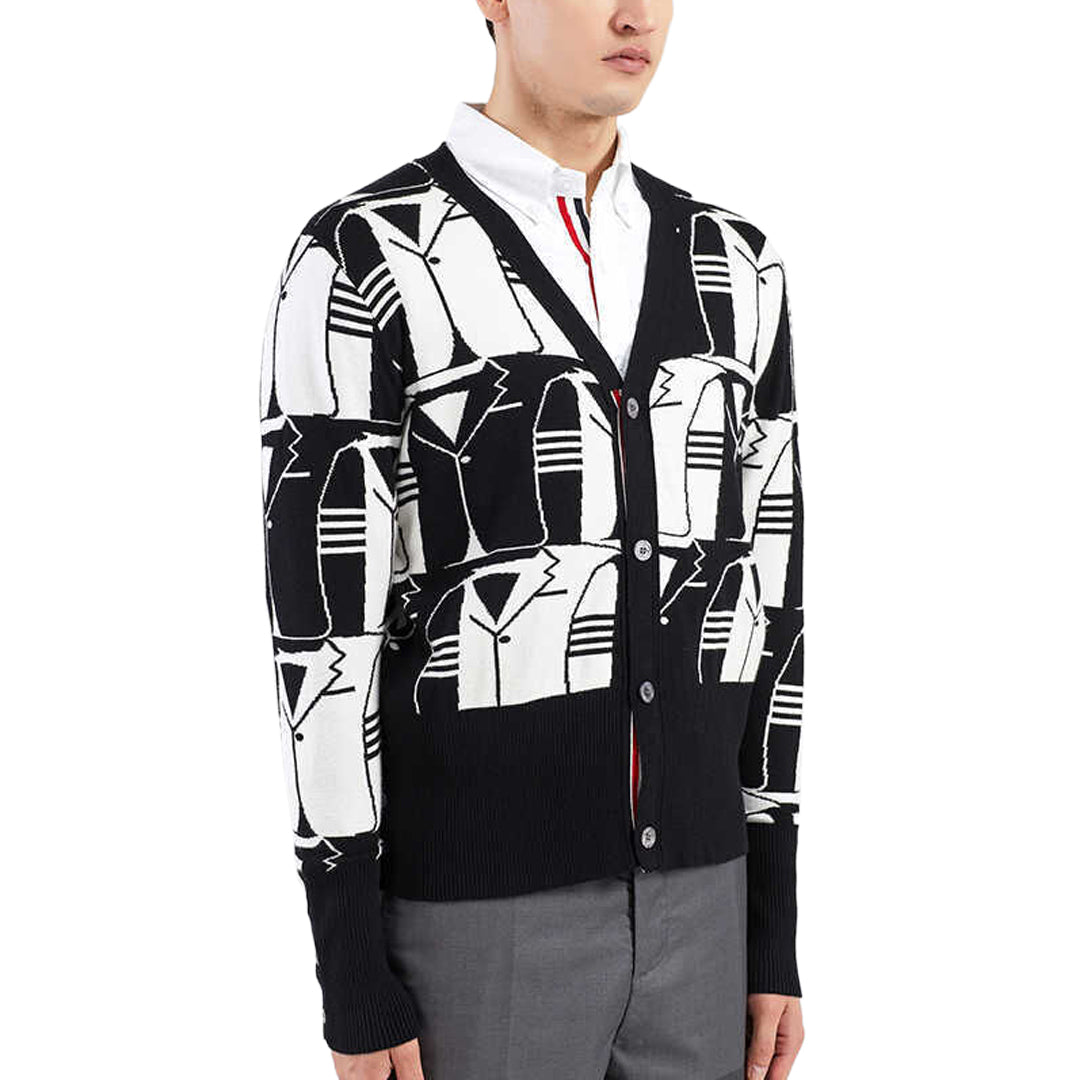 1229-15 Men's Plaid Knitwear