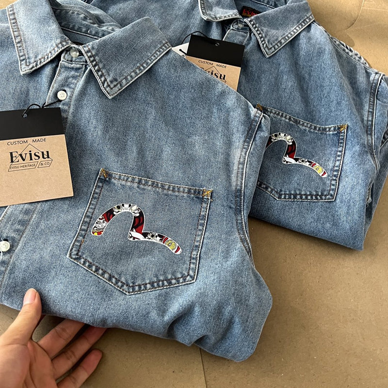 2026 Evisu Men's & Women's New Shirts