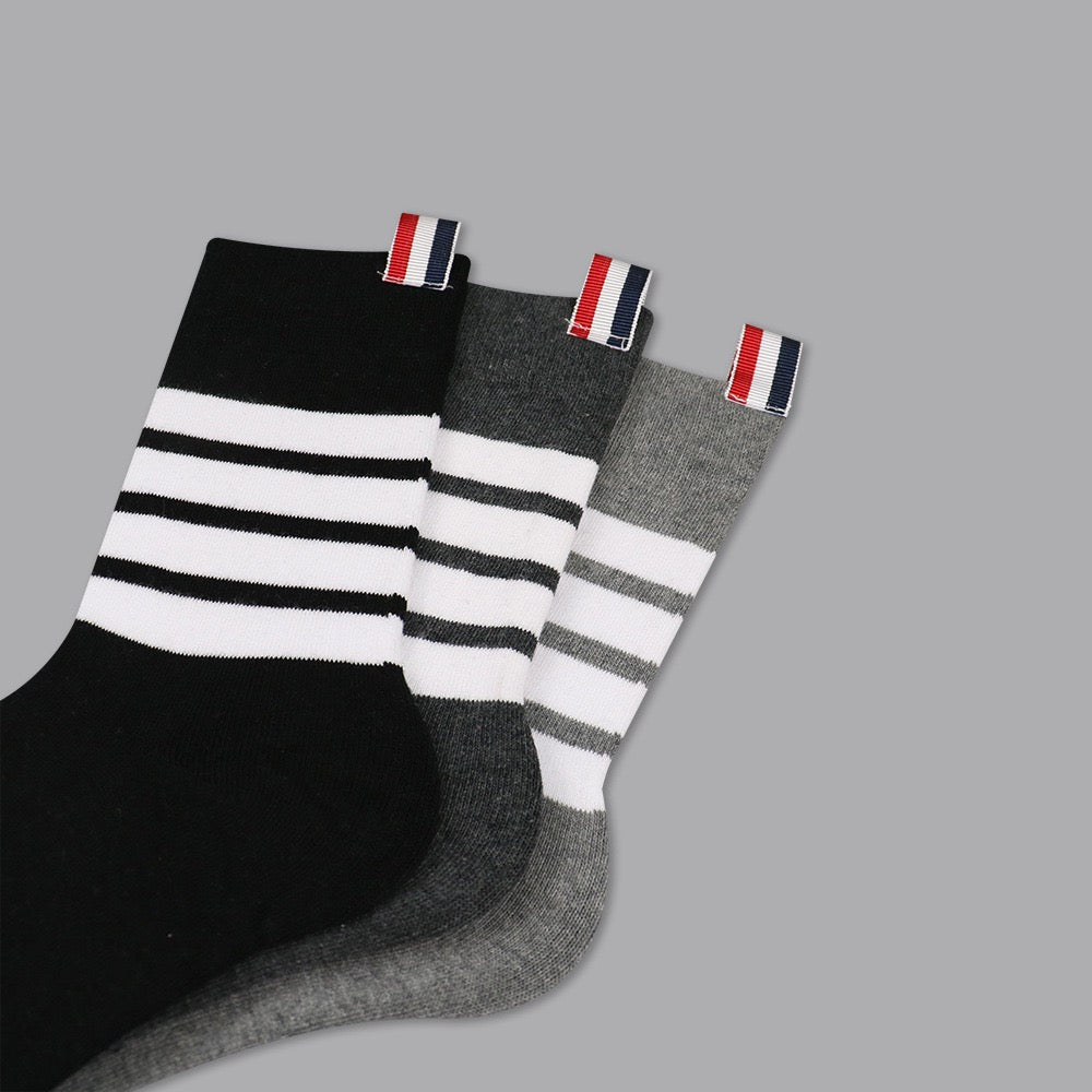 1229-27 Men's Unisex casual mid-calf socks