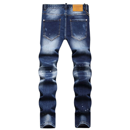 New DSQ2-2025-29 Fashion Mip-Mop Men's Jeans Trousers