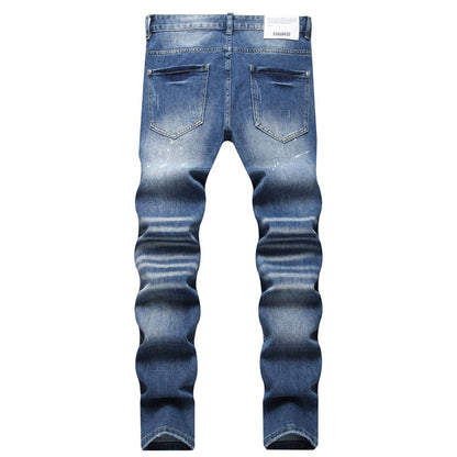 New DSQ2-2025-23 Fashion Mip-Mop Men's Jeans Trousers