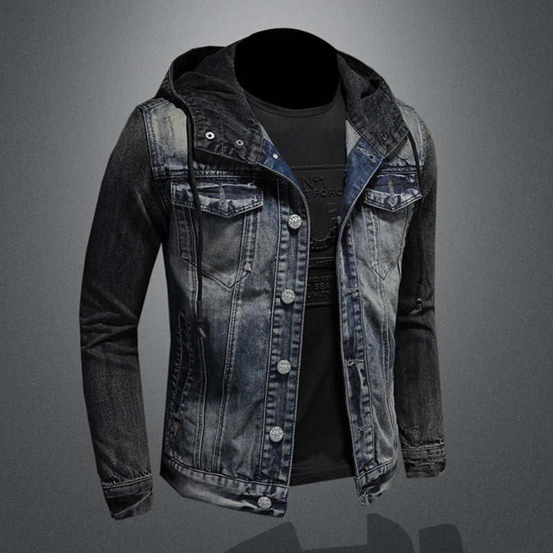 New DSQ2-2025-13 Men's Fashion Denim Jacket For Warmth