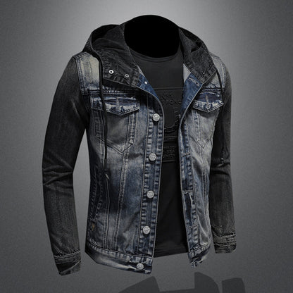 New DSQ2-2025-13 Men's Fashion Denim Jacket For Warmth