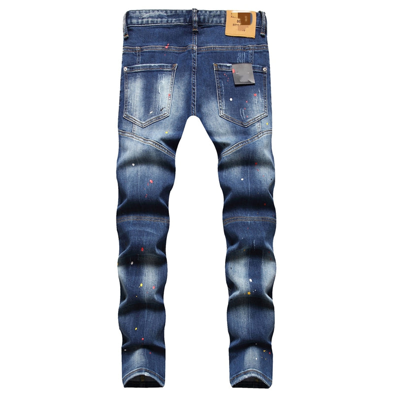 Nouveau pantalon en jean pour homme DSQ2-2025-38 Fashion Mip-Mop