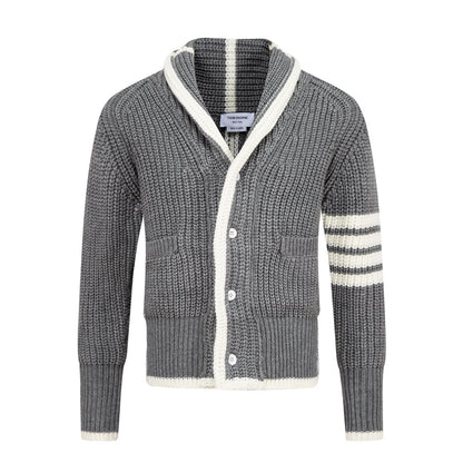 1229-39 Men's  Couple Thick Cardigan