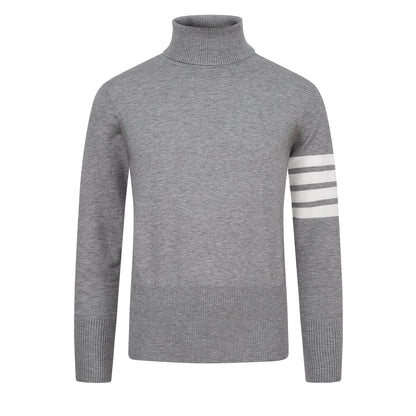 1229-44 Men's 4 Bars Turtleneck Sweater