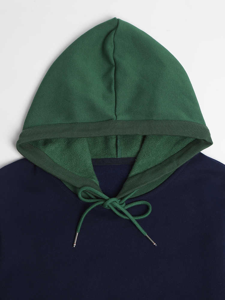 1229-8 Men' Color matching Hoodie