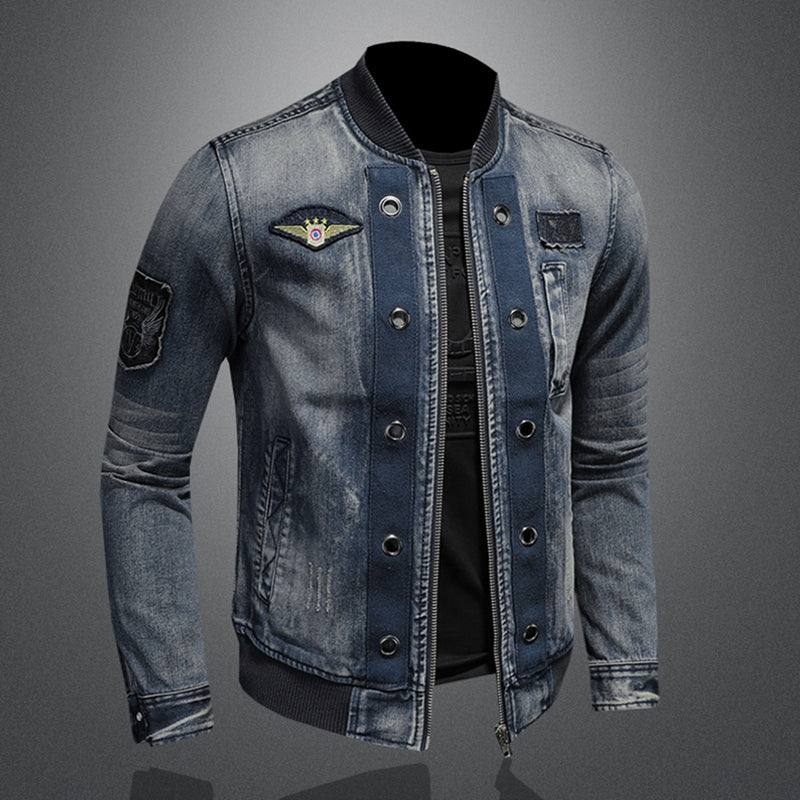 New DSQ2-2025-20 Men's Fashion Denim Jacket For Warmth