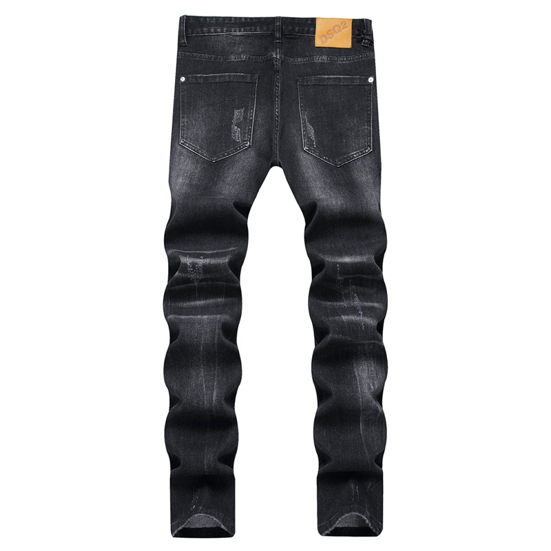 New DSQ2-2025-39 Fashion Mip-Mop Men's Jeans Trousers