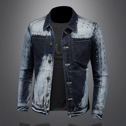 New DSQ2-2025-10 Men's Fashion Denim Jacket For Warmth