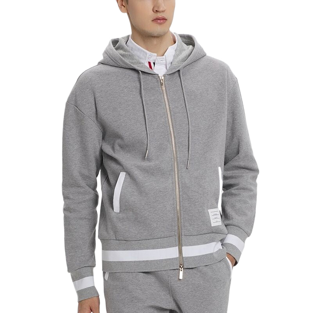 1229-7 Men' Color matching Sports Hoodie