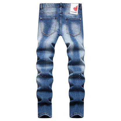 New DSQ2-2025-13 Fashion Mip-Mop Men's Jeans Trousers