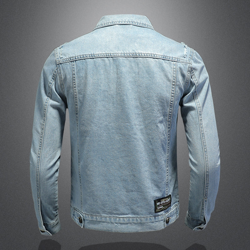 New DSQ2-2025-19 Men's Fashion Denim Jacket For Warmth