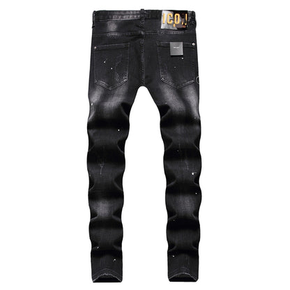 New DSQ2-2025-27 Fashion Mip-Mop Men's Jeans Trousers