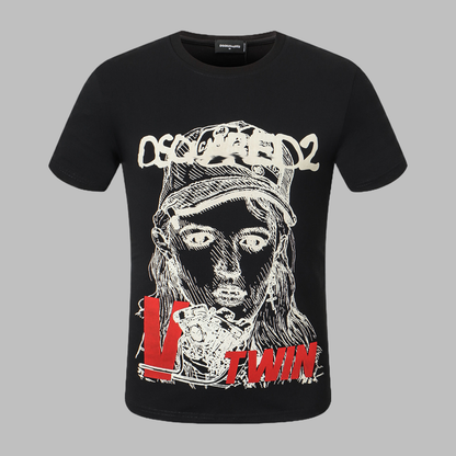 New-DSQ2 Print 2025-23 Man T-shirt